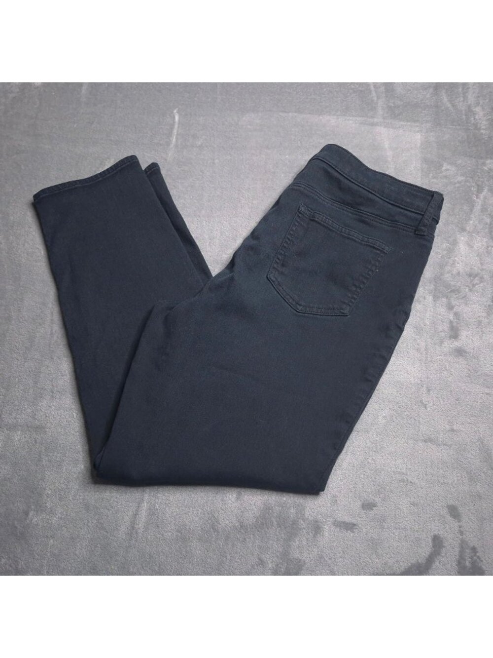 So Slimming Girlfriend Slim Leg Ankle Jeans 10 (1.5) Short Black High Rise
